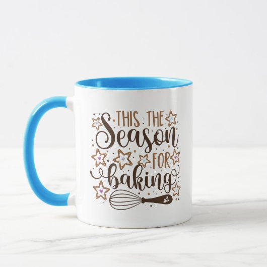 Mug Fun 'Tis Season for Baking Design (Gauche)