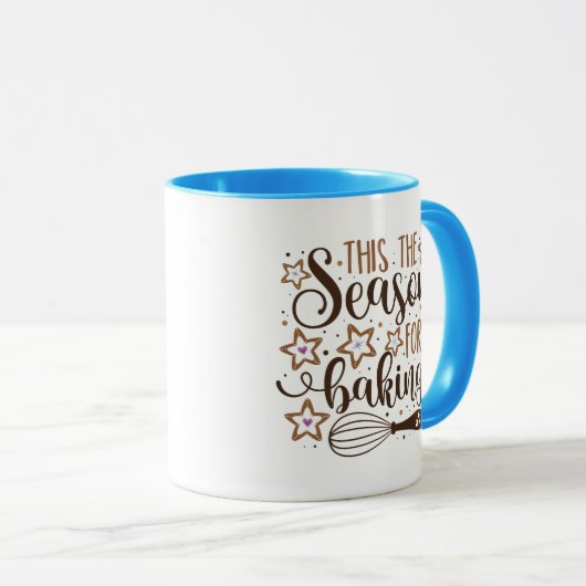 Mug Fun 'Tis Season for Baking Design (Devant droit)