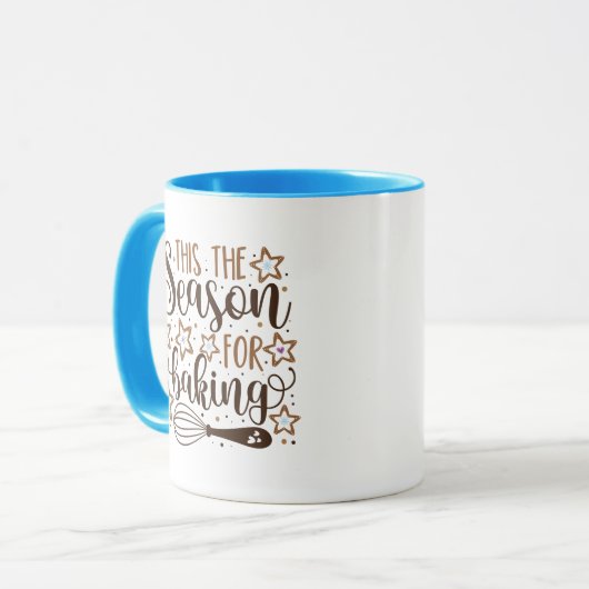 Mug Fun 'Tis Season for Baking Design (Devant gauche)