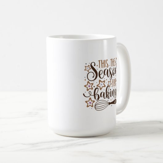 Mug Fun 'Tis Season for Baking Design (Devant droit)