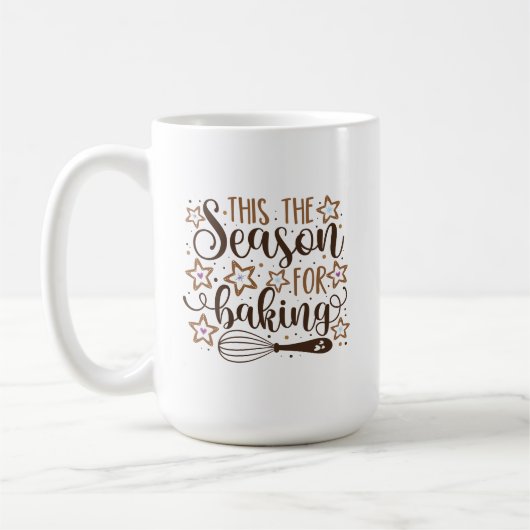 Mug Fun 'Tis Season for Baking Design (Gauche)