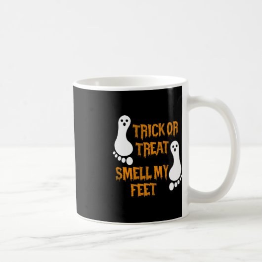 Mug Fun Trick ou Treat odore mes pieds Halloween (Droite)