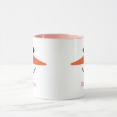 Mug Fun Unique Tendance Nom Personnalisé Joyeux Snowma (Centre)
