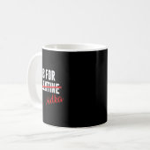 Mug Fun V est pour l'alcool Vodka pour cadeau de Saint (Devant gauche)