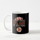 Mug Fun Volleyball Week-end Prévision Volleyball Boho (Gauche)
