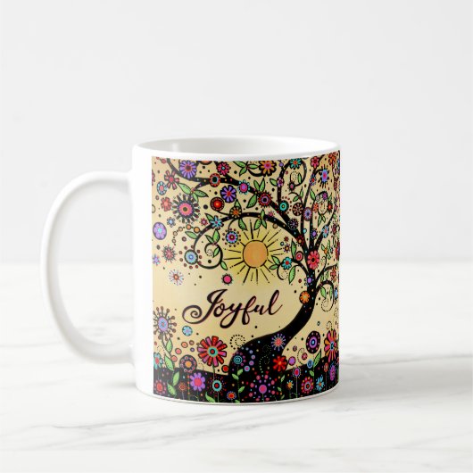 Mug Fun Whimsical Joyful Joyful Inspirational (Gauche)