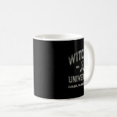 Mug Fun Wiccan Witts Université Salem Machusetts avec (Devant droit)