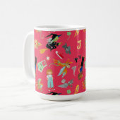 Mug Fun Wizard of Oz on red children's design (Devant gauche)