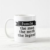 Mug Funcle l'homme le mythe la légende - oncle Coffee (Gauche)