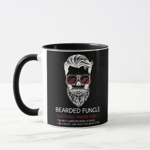 Mug Funcle strié Funny Uncle Définition