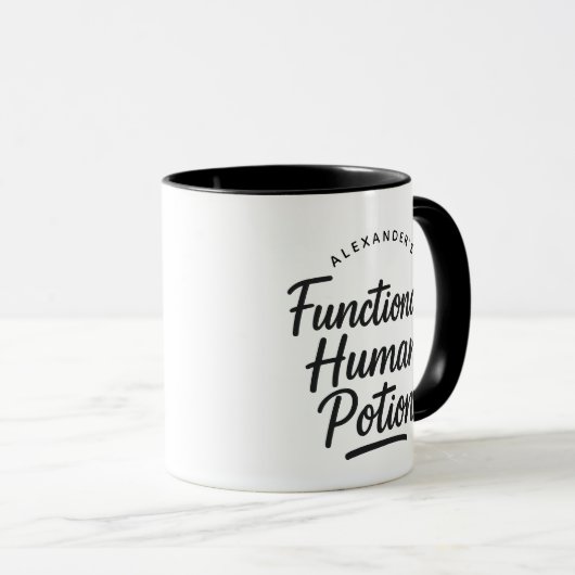 Mug Functional Human Personal Gift Coffee (Devant droit)