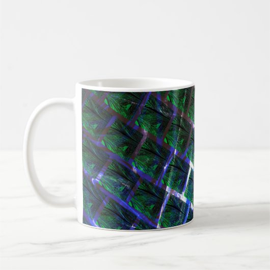 Mug Fundo de imagem verde sob grade flutuante ? (Gauche)