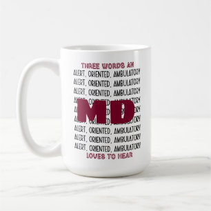 Mug Fundy MD Alert Custom CNA/LPN/EMT/PA/RN/RT/NP