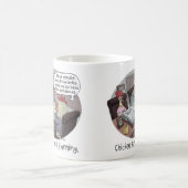 Mug Funérailles de poulet amusantes Planification avec (Centre)