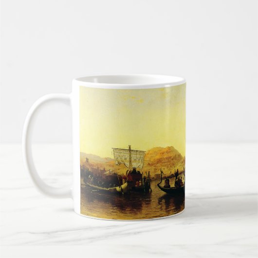 Mug Funérailles d'une momie sur le Nil par Frederick A (Gauche)