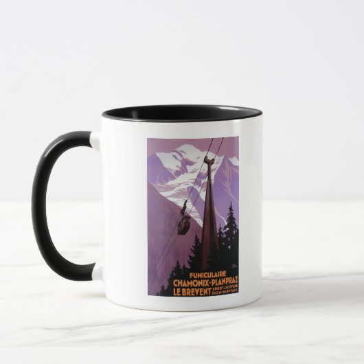 Mug Funiculaire à Brevent Mt. (Gauche)