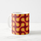 Mug Funky 1970 Metaball Graphic Circle Barbell Reds (Devant gauche)