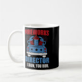 Mug Funky 4 juillet Fireworks Directeur Je Vous Exécut (Gauche)