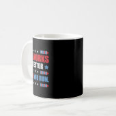 Mug Funky 4 juillet Fireworks Directeur Je Vous Exécut (Devant gauche)