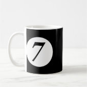 Mug Funky 7 Ball Magic Seven Ball Billard Rouge (Gauche)