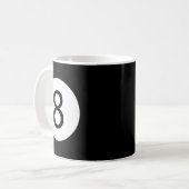 Mug Funky 8 Ball Magic Billard Pool Lazy Halloween C (Devant gauche)