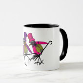 Mug Funky Bird Boogie Party (Devant droit)
