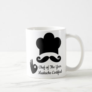 Mug Funky Black Mustache Custom Nom du texte Casquette