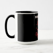 Mug Funky Boston Terrier Est Ma Valentine (Gauche)