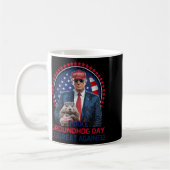 Mug Funky Cool Trump Groundhog Make Groundhog Day Grea (Gauche)