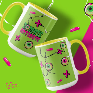 Mug Funky Cute Funny Zombie Antidote Pun