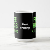 Mug Funky Free Hugs Posez-Vous Simplement À La Famille (Centre)