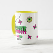 Mug Funky Fun Zombie Antidote Chargement..Zombie à Hum (Devant gauche)