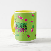 Mug Funky Fun Zombie Antidote Shhh... Pas de discussio (Devant gauche)