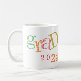 Mug Funky GRAD classe de diplôme casquette année nom p