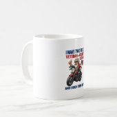 Mug Funky Grumpy Vieux Homme Vétérinaire Moto (Devant gauche)