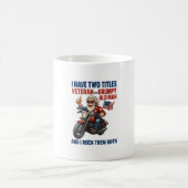 Mug Funky Grumpy Vieux Homme Vétérinaire Moto (Centre)