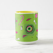 Mug Funky Mignonne Douce Foncé Mort Et Bonbons! (Centre)