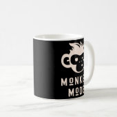 Mug Funky Mode Cool Chimp Wild Primate Animal (Devant droit)
