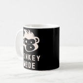 Mug Funky Mode Cool Chimp Wild Primate Animal (Devant gauche)