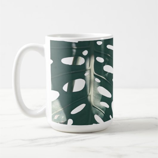 Mug Funky Pale Green Plante de fromage suisse (Gauche)