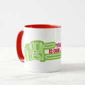 Mug Funky Plumbing Company, Construction (Devant gauche)