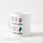 Mug Funky Pregnancy Faire-part Fur Mama (Devant gauche)