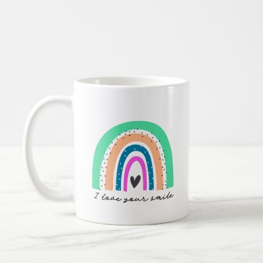 Mug Funky Rainbow Love (Gauche)