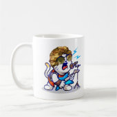 Mug Funky Rockstar Cat - Musique Cool Lover Kitty (Gauche)