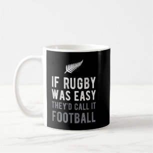 Mug Funky Rugby Silver Fern Football Nouvelle-Zélande 