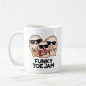 Mug Funky Toe Jam Funny Music Pun (Gauche)