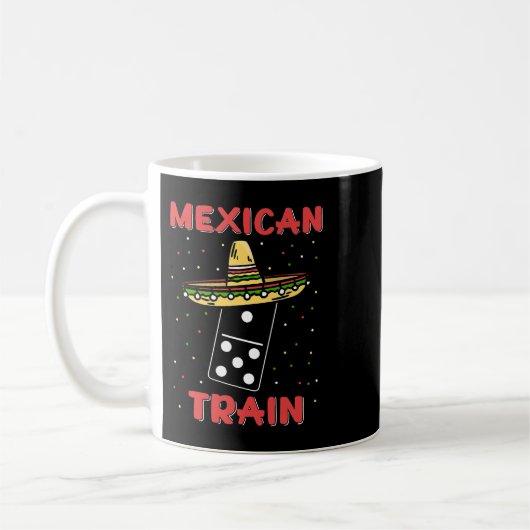 Mug Funky Trains Dominoes (Gauche)
