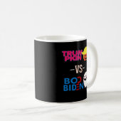 Mug Funky Trumpkin Vs Boo Biden Classe Design Hallowee (Devant droit)