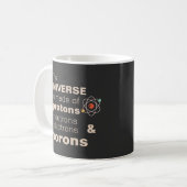 Mug Funky Universe Protons Neutrons Electrons Morons (Devant gauche)