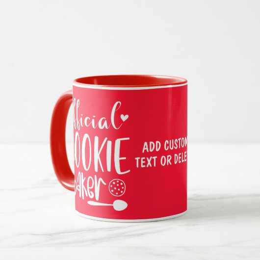 Mug Funky Valentine Official Cookie Baker (Devant gauche)